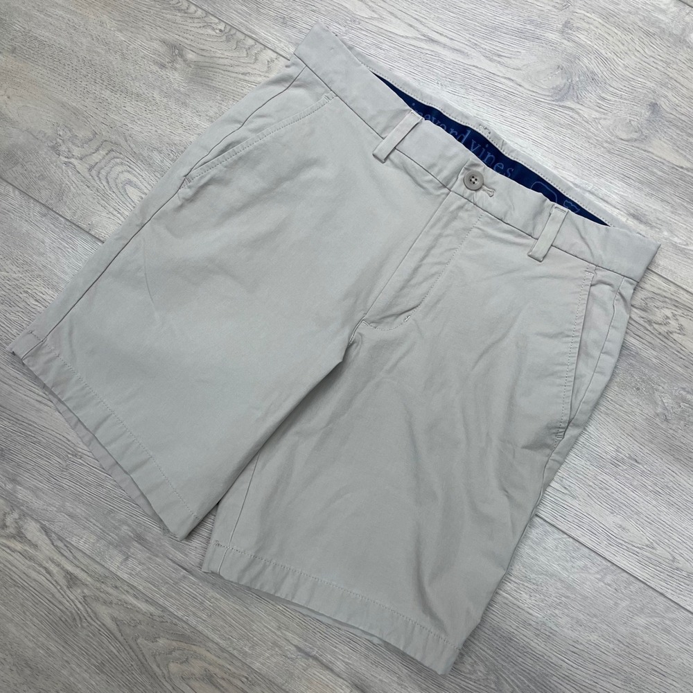 Vineyard Vines Performance Shorts Mens 28 Gray 1H001141 Chino Golf Preppy